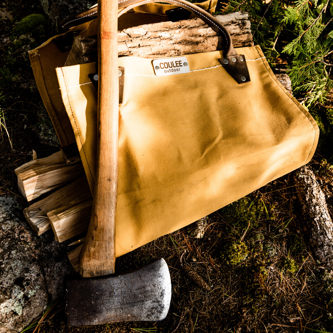 Load image into Gallery viewer, Canvas Firewood Carrier
